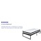 Emma and Oliver 14" Platform Bed Frame & 12" Mattress in a Box - No Box Spring Required